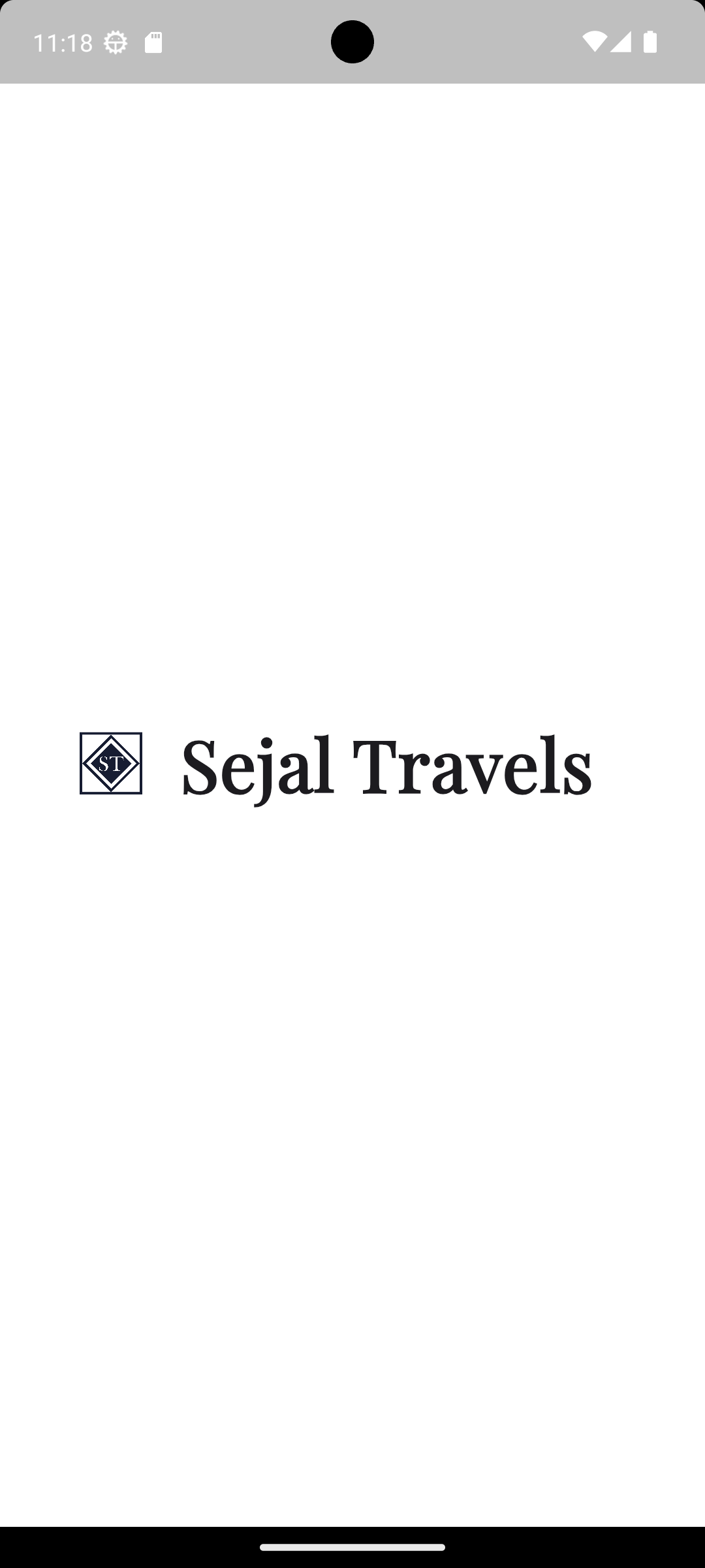 Sejal Travels screenshot